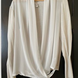 Gap snap wrap sweater